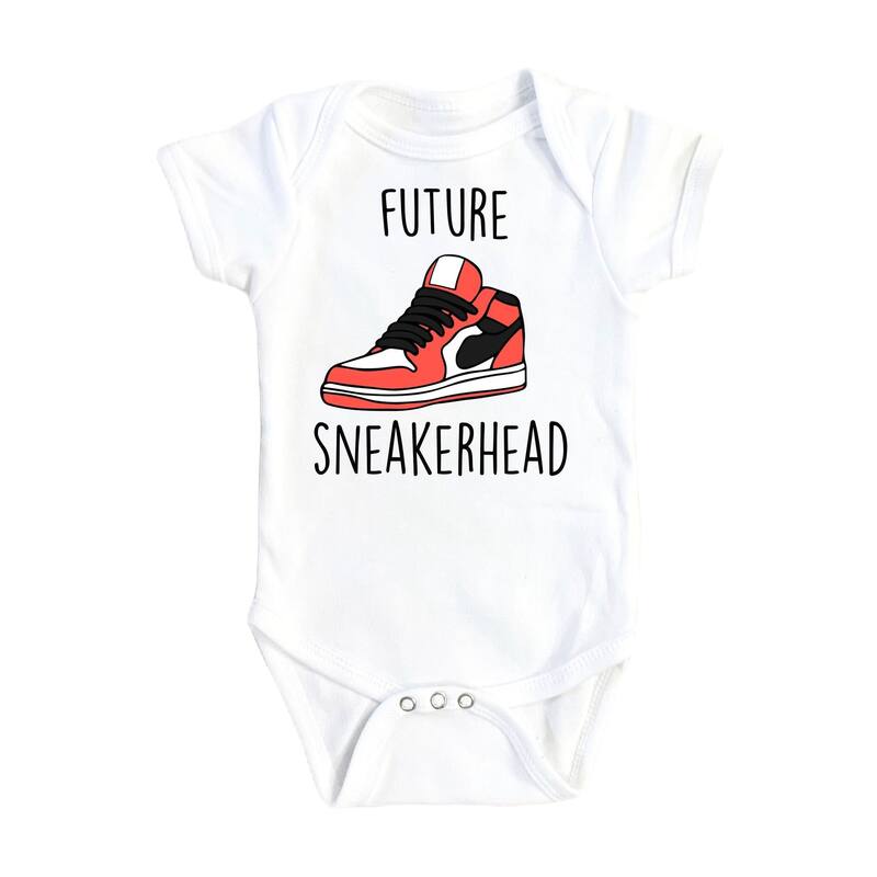 Sneakerhead Future - Baby Boy Girl Clothes Infant Bodysuit Funny Cute Newborn - Natural - Newborn