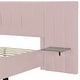 preview thumbnail 9 of 64, Upholstered Platform Bed with Soft Oversized Headboard and Storage Shelves
