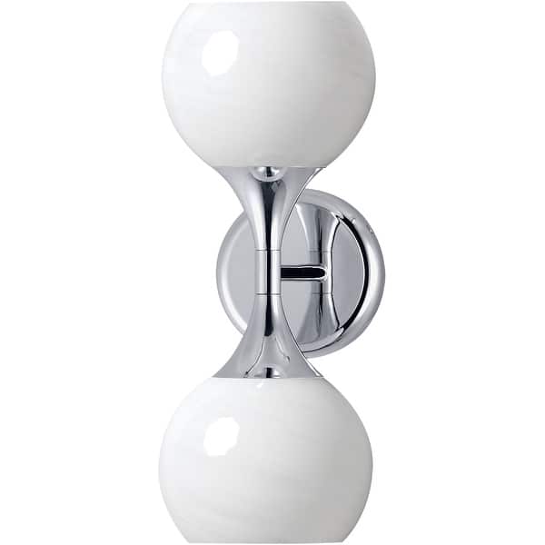 slide 2 of 11, Maxim 21222MR Neve 2 Light 16" Tall Wall Sconce Polished Chrome