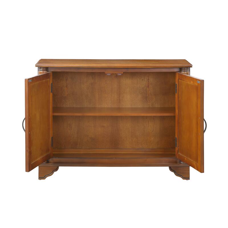 Mid Century 40" Sideboard Buffet Console Table with Adjustable Shelf
