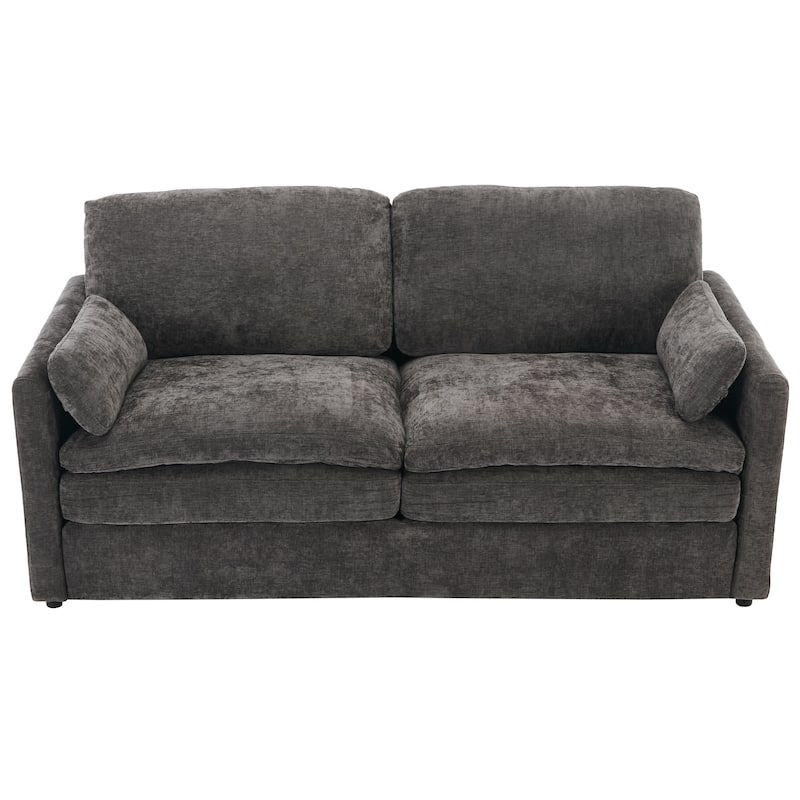 Roomfitters Oversized Upholstered Loveseat Sofa with Plush Double Cushions, Cloud-Inspired Comfy Couch