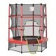 preview thumbnail 8 of 7, Trampoline with Enclosure Net, Springless Design, Safety Pad and Steel Frame