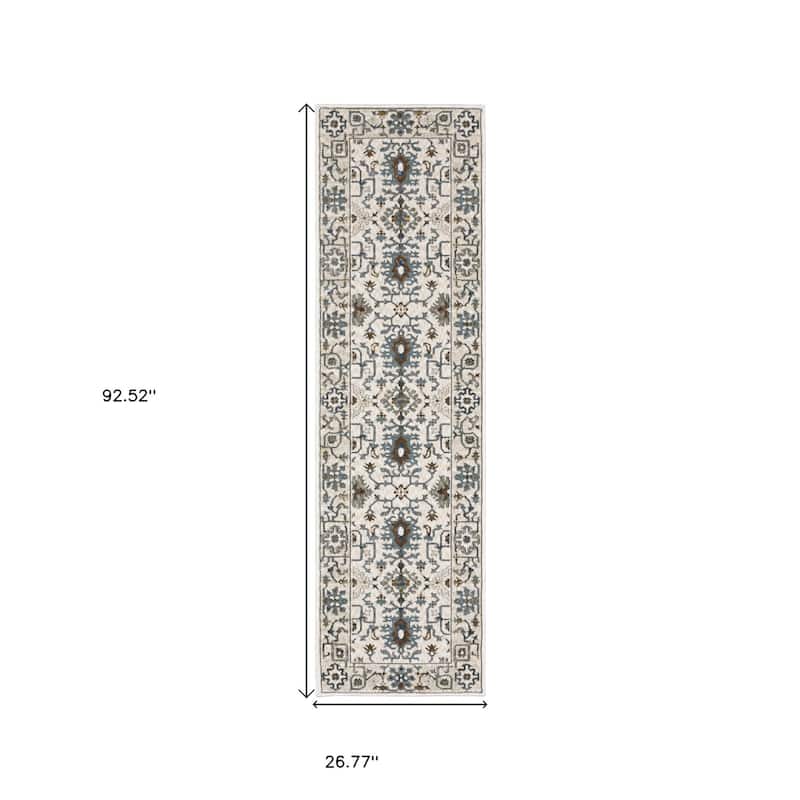 HomeRootsOriental Traditional Runner Area Rug