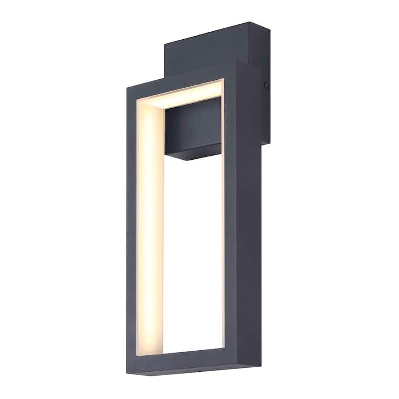 Canarm LOL602 Kalino 14" Tall LED Wall Sconce - Black