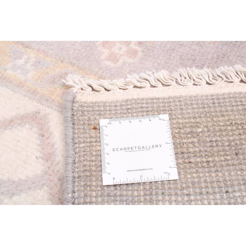 ECARPETGALLERY Hand-knotted Royal Oushak Grey Wool Rug - 9'0 x 11'10