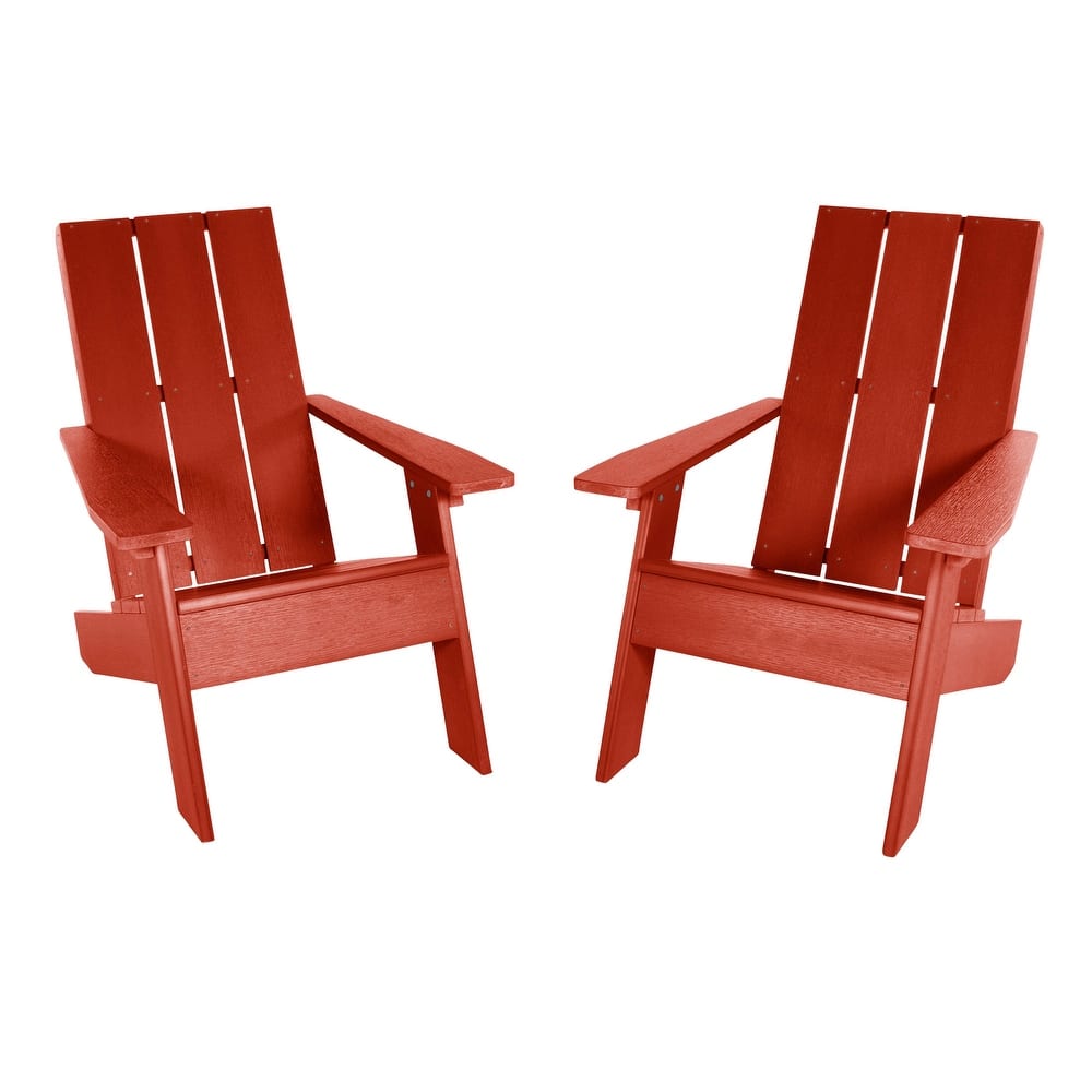 HIGHWOOD 2-Piece Modern Adirondack Chairs