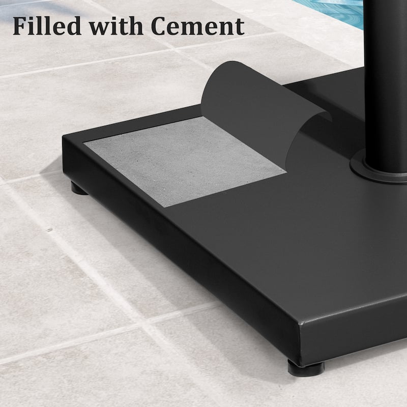 Pellebant Patio Market Umbrella Base Stand Outdoor
