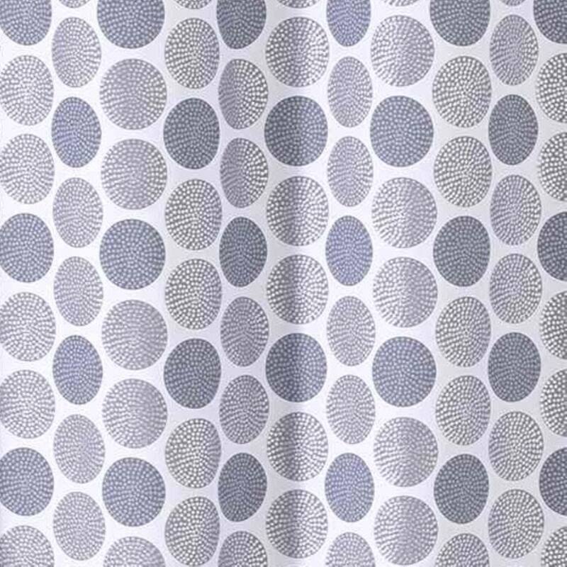 Avanti Linens Dotted Circles Shower Curtain