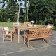 preview thumbnail 5 of 16, Cambridge Casual Isla 4-foot Teak Wood Outdoor Bench