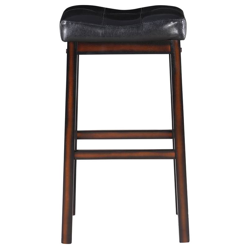 Donald Upholstered Padded Seat Backless Stool (Set of 2)