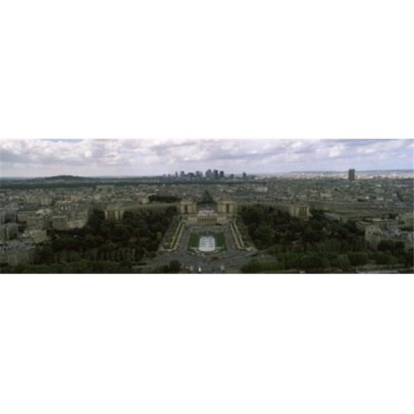 Cityscape Viewed From The Eiffel Tower Paris Ile De France France