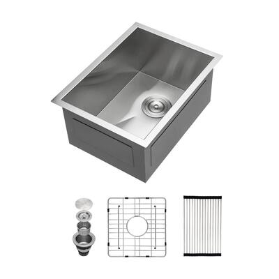 13 Inch Stainless Steel Undermount Single Bowl Kitchen Sink