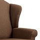 preview thumbnail 34 of 119, 31" W Modern Upholstered Linen Wing Back Accent Chair with Rolled Arm
