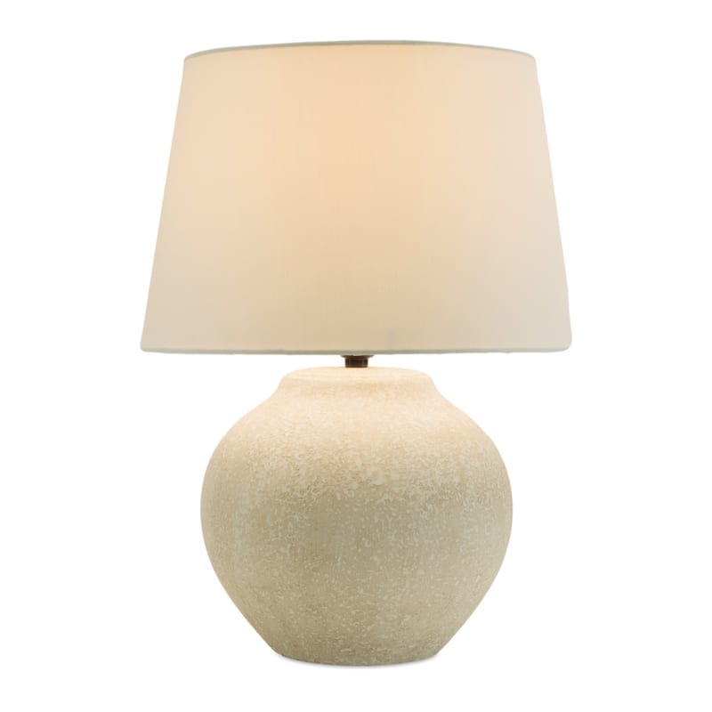 Distressed Ceramic Table Lamp 20"H - N/A