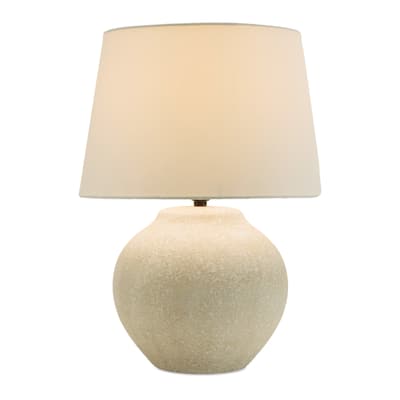 Distressed Ceramic Table Lamp 20"H - N/A