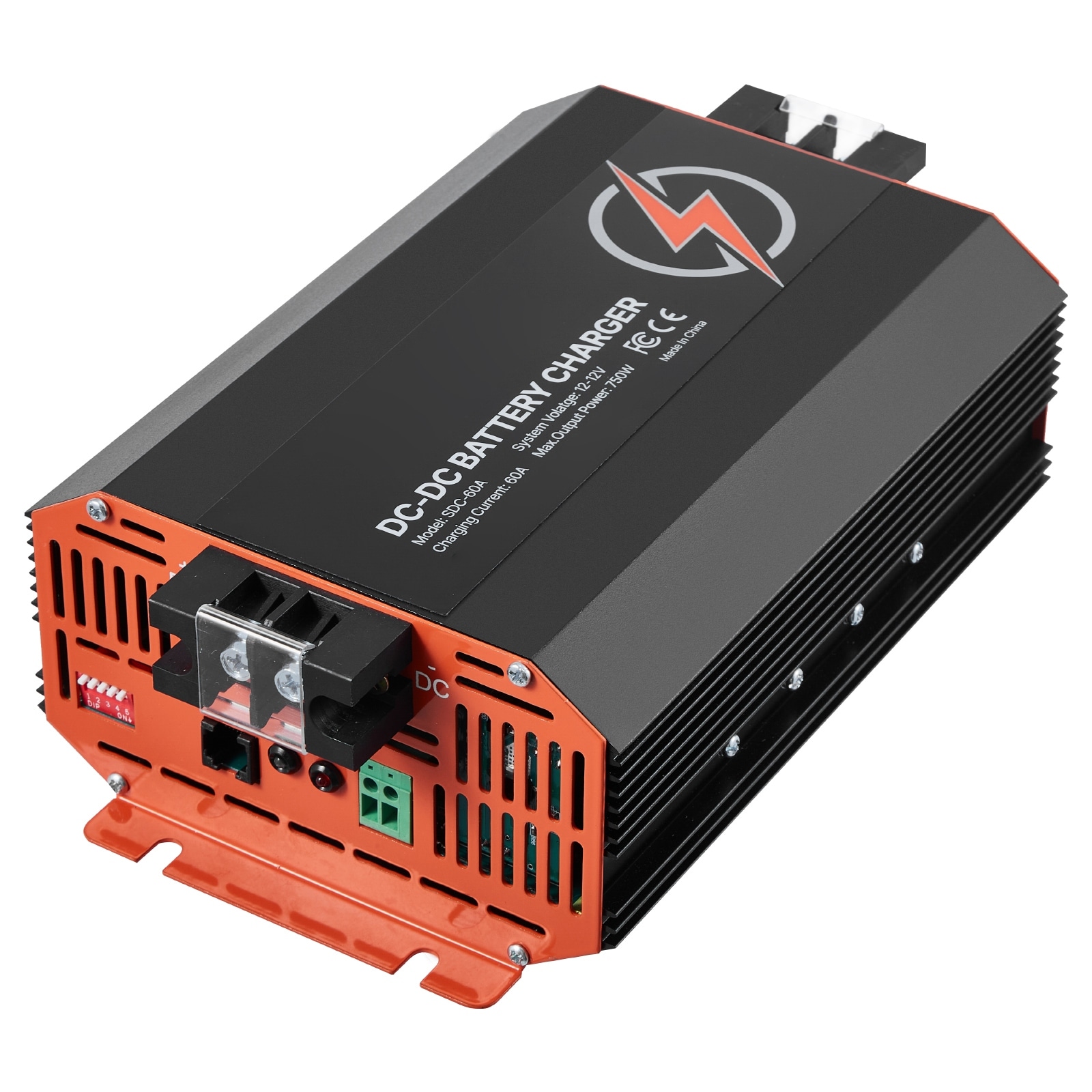 UIMOSO 12V 60A DC to DC Battery Charger, 750W, On-Board Battery Charger for Lead-Acid, Lithium, AGM, GEL, and Flooded Batteries