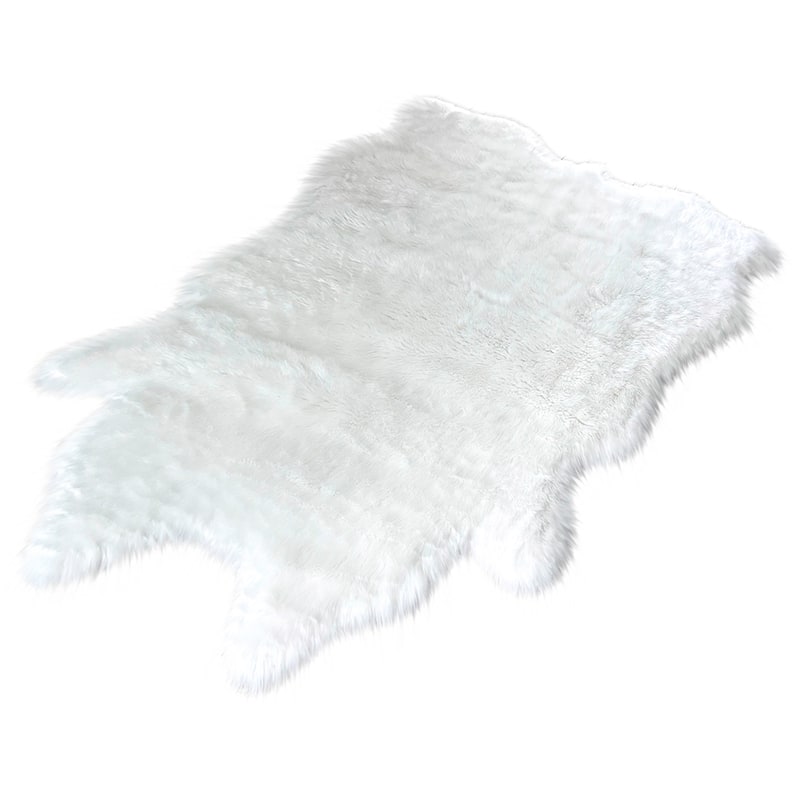 Ovella Home Premium Faux Buffalo Skin Shag Rug