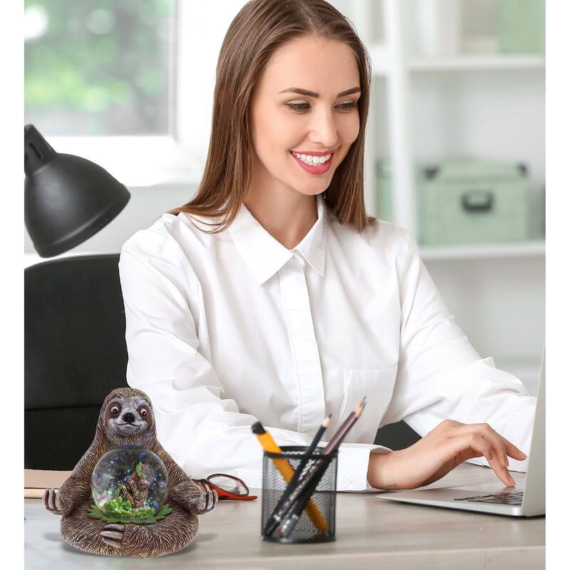 CoTa Global Unicorn, Sloth, Space Saucer, Mermaid Snow Globe Set of 4 - 45 mm