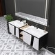 preview thumbnail 74 of 98, Bathroom Vanity With Sink In 32/36/40/84/76/92 Inch, Floating Bathroom Vanity With Soft Close Door