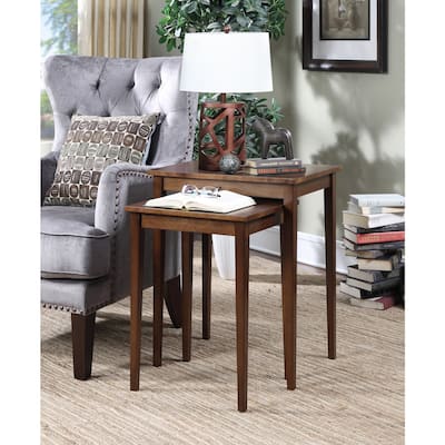 Nesting End Tables - Rustic Design - Versatile Home Accent - Space Saving Furniture Set - 26.25