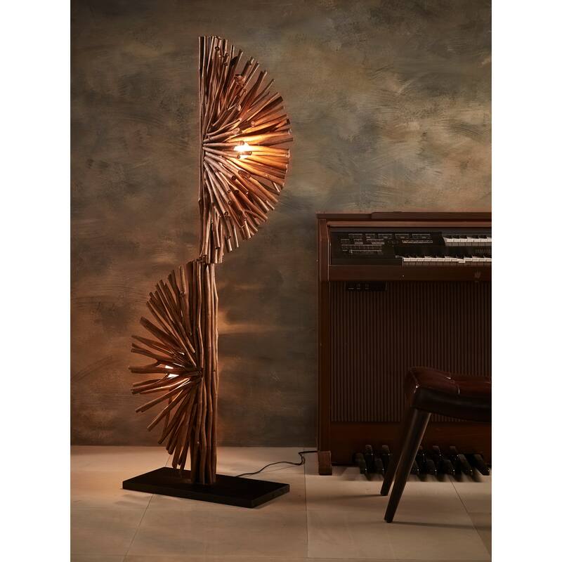 Artiva USA Unique Nature Floor Lamp, Handcrafted In Thailand - 59