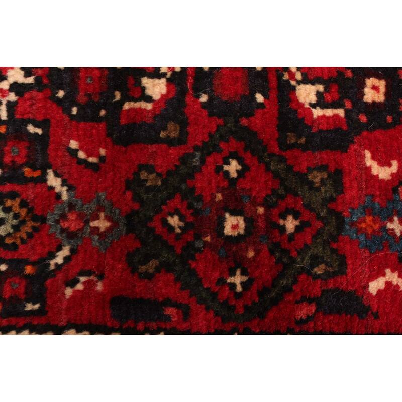 ECARPETGALLERY Hand-knotted Andelz Red Wool Rug - 2'2 x 9'11