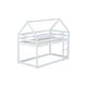 preview thumbnail 8 of 8, Low Height Design Twin over Twin Floor Bunk Bed Kids Bed with Ladder,Guardrails for Kids and Baby