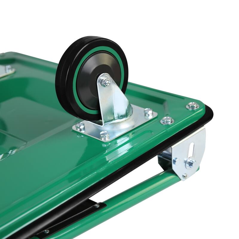 Platform Truck Hand Truck Large Size Foldable Dolly Cart360 Degree Swivel Wheels 660lbs Weight Capacity