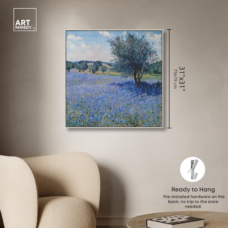 Bluebonnet Meadow II Canvas by Art Remedy