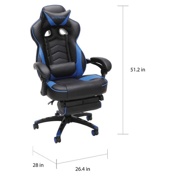 dimension image slide 8 of 7, RESPAWN 110 Racing Style Gaming Chair