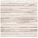 preview thumbnail 6 of 11, Martha Stewart by SAFAVIEH Dubica Rustic Stripe Wool Rug 6' Square - Natural/Beige - Square