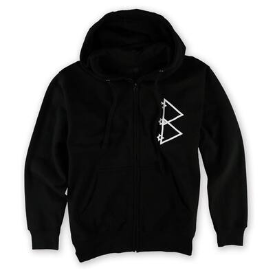 Black Scale Mens The Pyrex Vision Zip Up Hoodie Sweatshirt