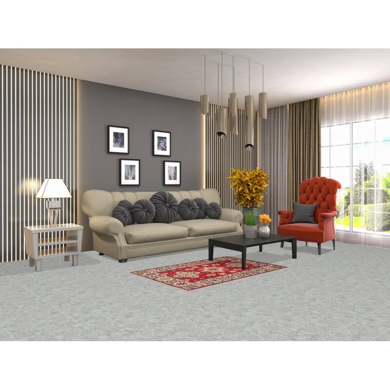 Kazak Oriental Accent Rug Hand-Knotted Red Geometric Wool Carpet - 2'8" x 4'2"