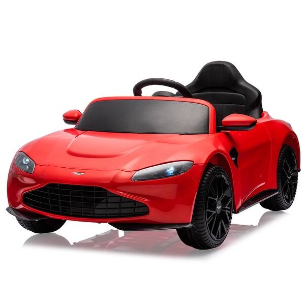slide 2 of 31, 12V Ride on Sports Car for Kids Licensed Aston Martin Battery Powered Car Red