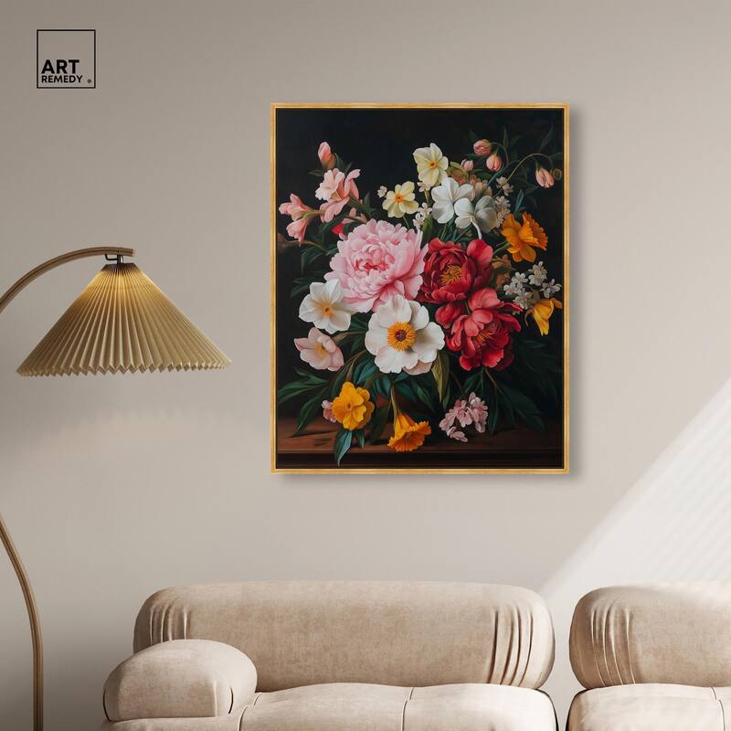 Violet Vignette II Canvas by Art Remedy