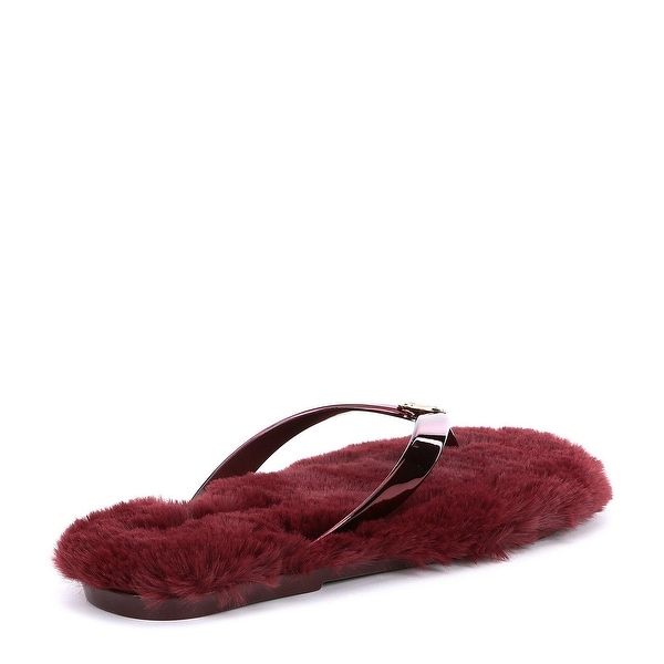 michael kors red slippers