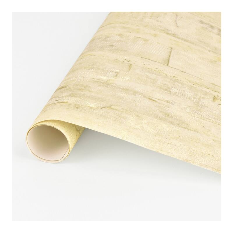 Advantage Lindens Light Yellow Wood Wallpaper - 21 x 396 x 0.025