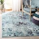 SAFAVIEH Madison Gudlin Modern Abstract Watercolor Rug - 3' x 5' - Turquoise/Navy