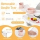 preview thumbnail 14 of 16, Babyjoy Baby High Chair Wooden Feeding Chair with 4-Gear Tray & - See Details