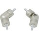 preview thumbnail 39 of 40, MERIVILLE Hinged Elbow Connector - Designed for Bay Window Curtain Rods or Corner Drapery Rods up to 1-inch Diameter Pewter - For 1" rod