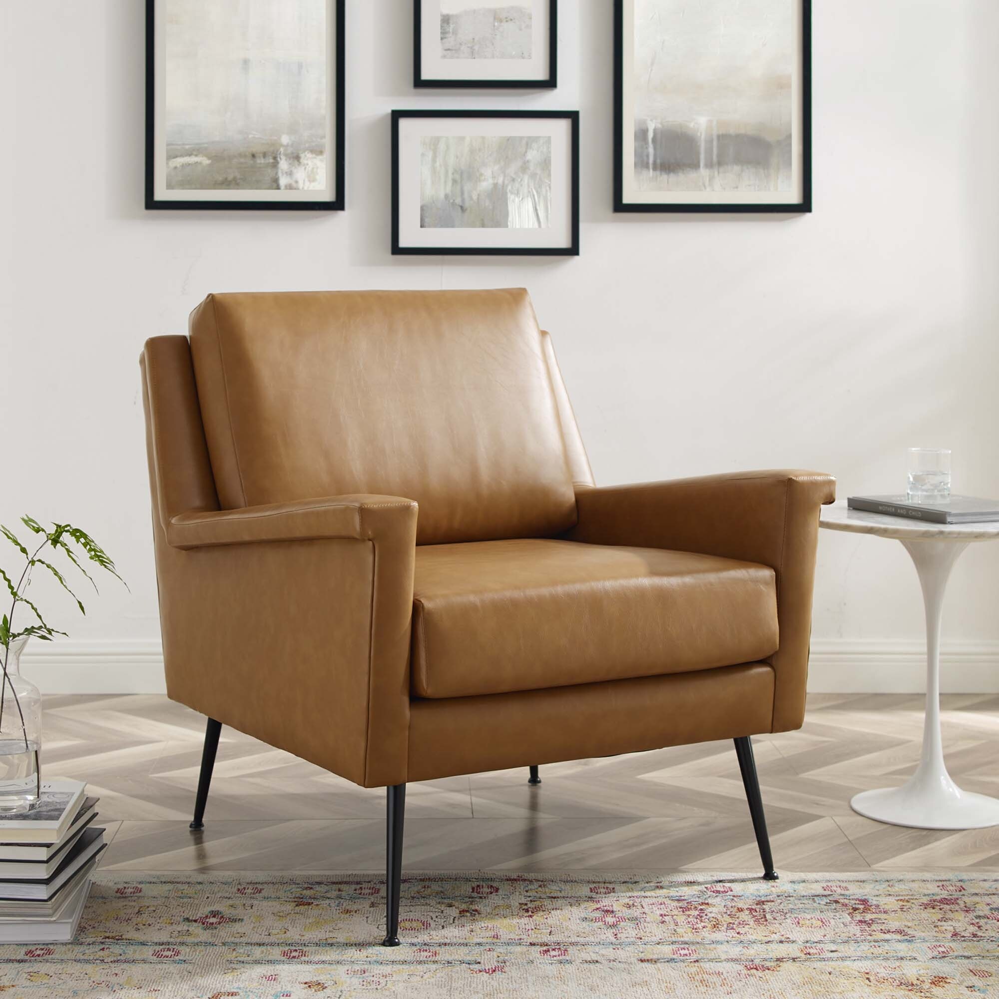 Chesapeake Vegan Leather Armchair Bed Bath Beyond 33711614