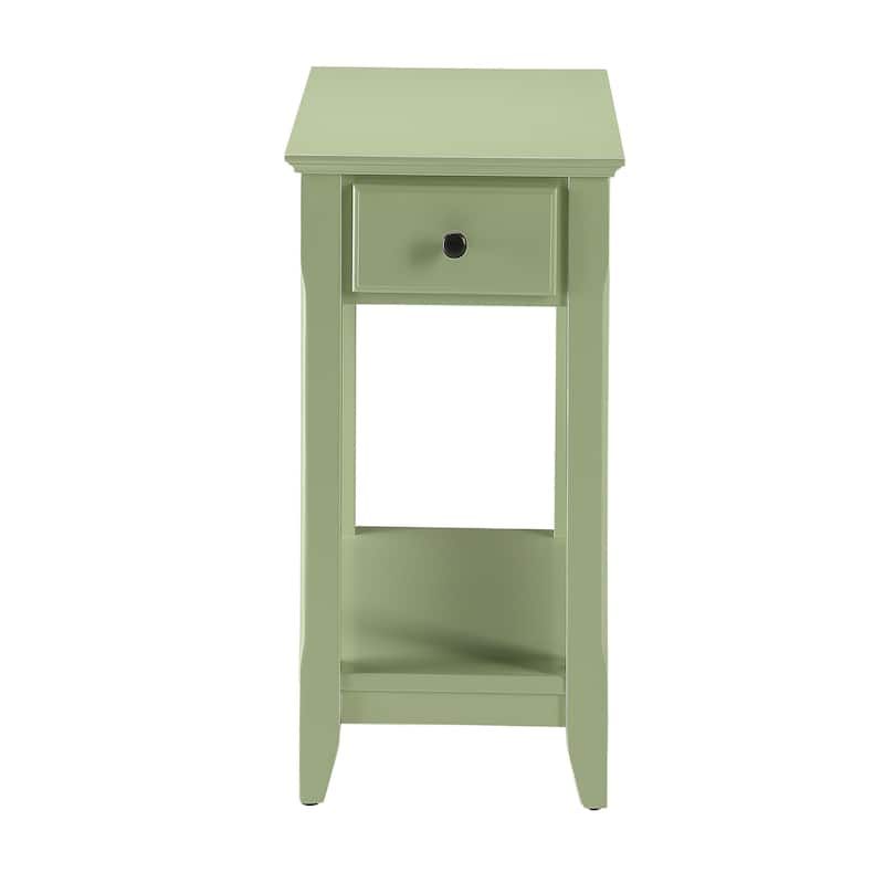 Symmons Accent Table with Bottom Shelf