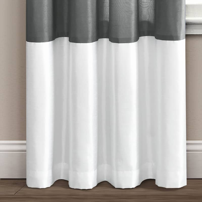 Lush Decor Prima Window Curtain Panel Pair