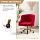 preview thumbnail 8 of 109, Modern Velvet Tufted Office Chair with Gold Metal Base by HULALA HOME