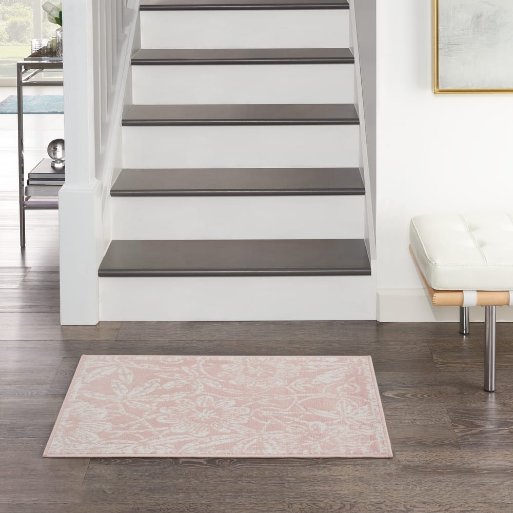 Nourison Whimsicle Country Farmhouse Floral Area Rug