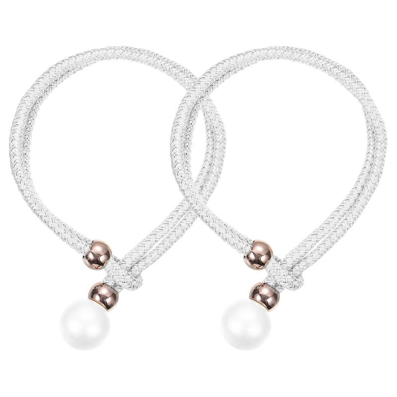 Curtain Tieback, 2 Pack Polyester Hand Woven Decorative Curtain Rope