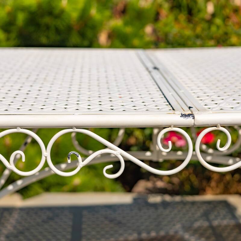 Five-Piece Metal Dining Set "Solebury" - 51.18" L x 33.07" W x 29.92" H