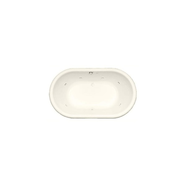 Mirabelle MIRBRT7242V Boca Raton 71-1/2" X 42" Drop-In Total Massage Tub with Center Hand Drain