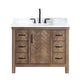 preview thumbnail 70 of 82, Javier Bath Vanity with Composite Stone Top without Mirror 42in. - Antique Gray