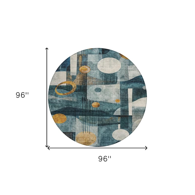 HomeRoots Geometric Transitional Rectangle Outdoor Rug